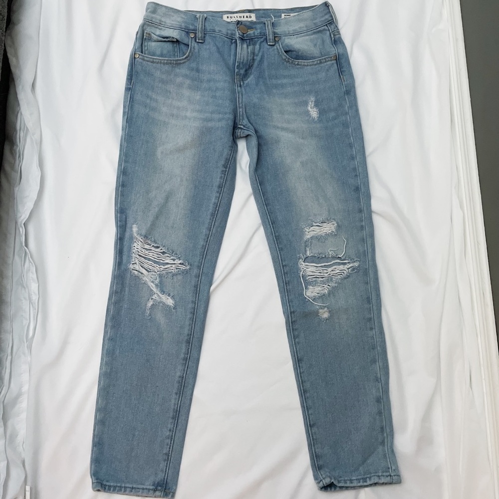Skinny boyfriend jeans, size 25